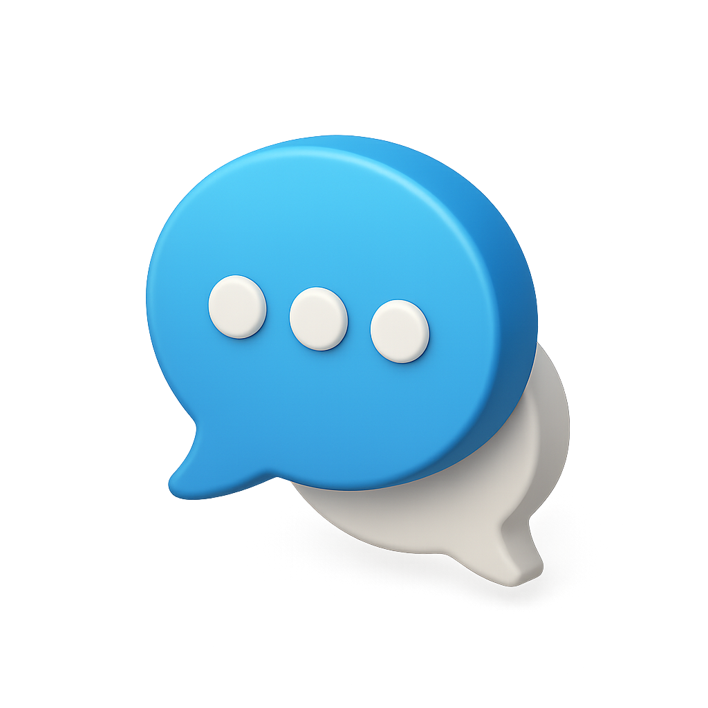 Custom AI chat interface illustration